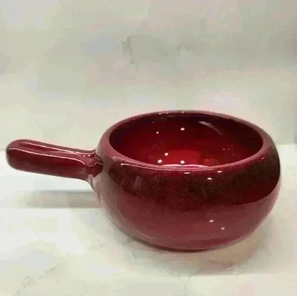 De Silva Terracotta Made in Italy‎ Red Black Ombré Soup Bowls Baking Oven Dish - Picture 7 of 10